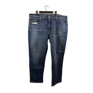 Lucky Brand Mens Blue Relaxed Straight Jeans W40 L30 Cotton Denim
